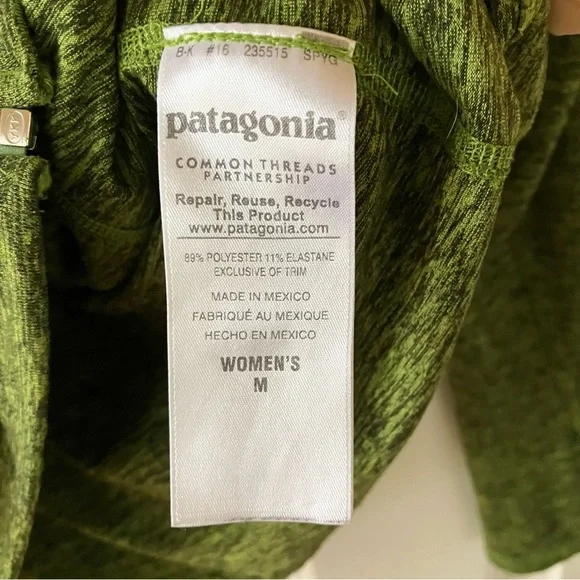 Patagonia Women's Green Seabrook Full-Zip Hoodie (Medium) - Picture 5 of 8